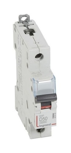 LEGRAND Автоматический выключатель, серия DX3, D50A, 10кА, 1-полюсный