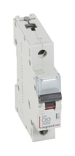 LEGRAND Автоматический выключатель, серия DX3, С63A, 12,5kA, 1-полюсный