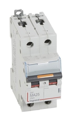 LEGRAND Автоматический выключатель, серия DX3, MA25A, 25кА, 2-полюсный