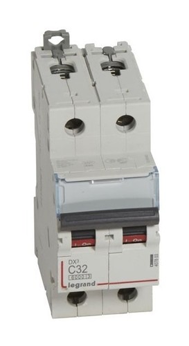 LEGRAND Автоматический выключатель, серия DX3, С32A, 10kA, 2-полюсный