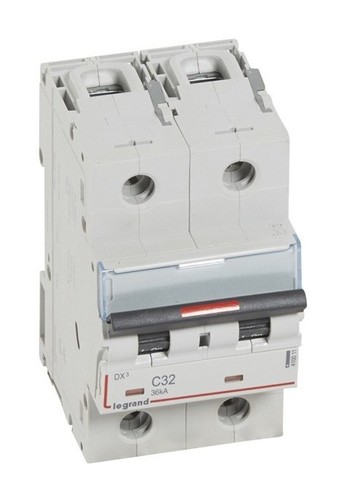 LEGRAND Автоматический выключатель, серия DX3, C32A, 36кА, 2-полюсный
