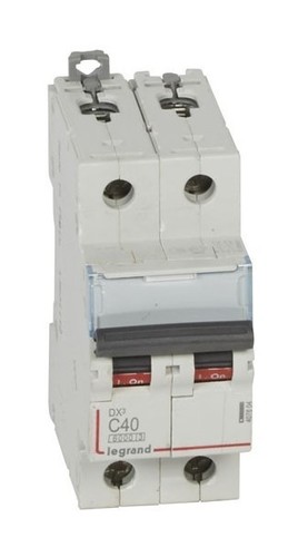 LEGRAND Автоматический выключатель, серия DX3, С40A, 10kA, 2-полюсный
