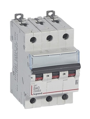 LEGRAND Автоматический выключатель, серия DX3, B40A, 16kA, 3-полюсный