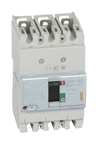 LEGRAND Автоматический выключатель с термомагнитным расцепителем, серия DPX3 160, 40A, 25kA, 3-полюсный