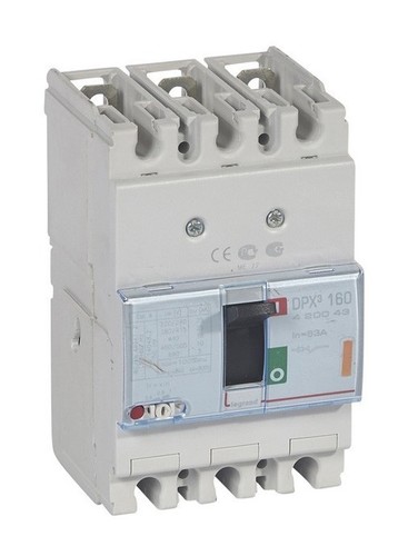 LEGRAND Автоматический выключатель с термомагнитным расцепителем, серия DPX3 160, 63A, 25kA, 3-полюсный