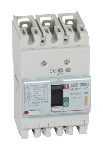 LEGRAND Автоматический выключатель с магнитным расцепителем, серия DPX3 160, 63A, 25kA, 3-полюсный