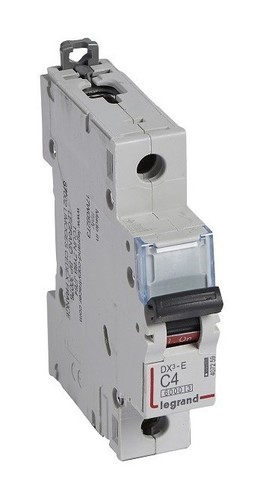 LEGRAND Автоматический выключатель, серия DX3-E, C4A, 6кА, 1-полюсный