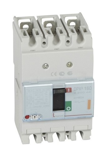 LEGRAND Автоматический выключатель с термомагнитным расцепителем, серия DPX3 160, 80A, 25kA, 3-полюсный