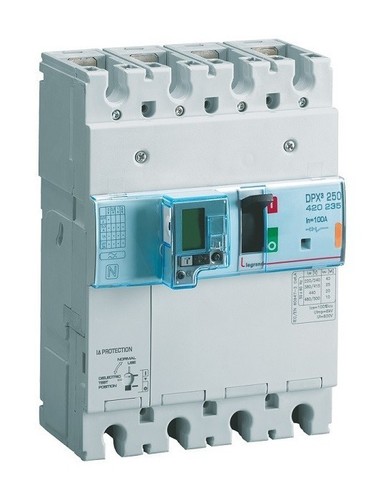 LEGRAND Автоматический выключатель с термомагнитным расцепителем, серия DPX3 250, 100A, 36kA, 3-полюсный