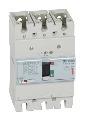 LEGRAND Автоматический выключатель с магнитным расцепителем, серия DPX3 250, 100A, 36kA, 3-полюсный