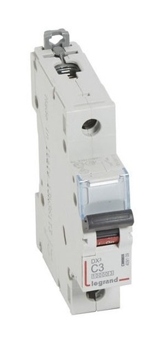 LEGRAND Автоматический выключатель, серия DX3, С3A, 25kA, 1-полюсный