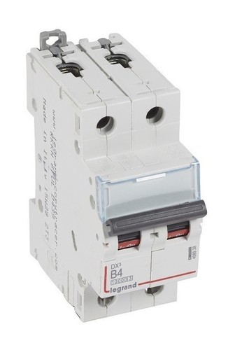 LEGRAND Автоматический выключатель, серия DX3, B4A, 16kA, 2-полюсный