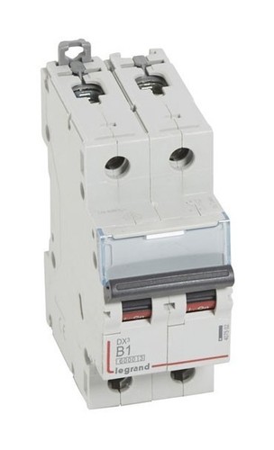 LEGRAND Автоматический выключатель, серия DX3, B1A, 10kA, 2-полюсный