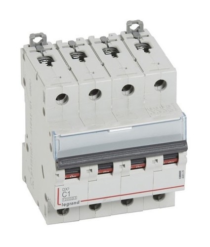 LEGRAND Автоматический выключатель, серия DX3, C1A, 16kA, 4-полюсный