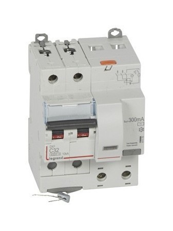 LEGRAND Дифференциальный автоматический выключатель, серия DX3, 32A, 300mA, 2-полюсный