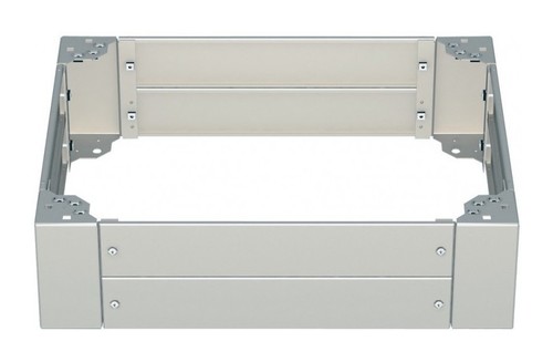 ZPAS Комплект уголков для цоколя, высотой 200 мм, без ножек, цвет серый (RAL 7035) (4шт.)