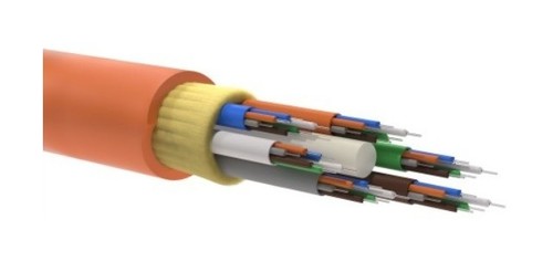 DKC / ДКС Кабель волоконно-оптический 50/125(OM2) многомодовый, 8 волокон,безгелевые микро трубки, для внутренней прокладки, оранжевый