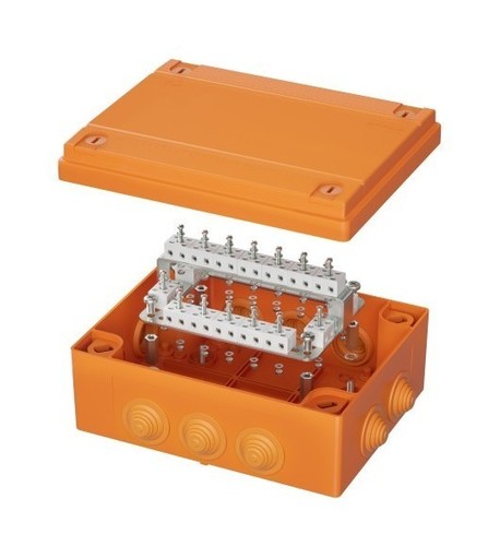 DKC / ДКС Коробка пластиковая FS с кабельными вводами иклеммниками,IP55,240х190х90мм, 20р, 450V,6A,4мм.кв