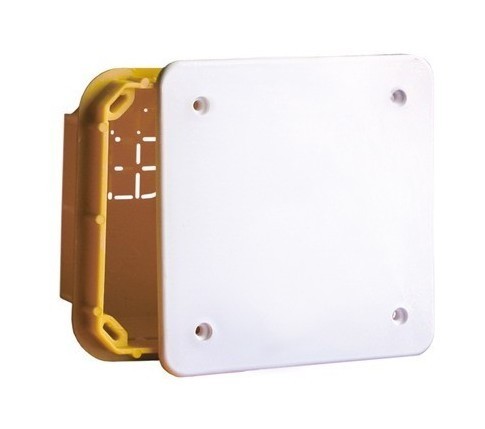 DKC / ДКС Коробка ответвительная прямоугольная для твердых стен, номинально 297х152х70мм, полистирол, IP40, цвет крышки белый (RAL 9010)