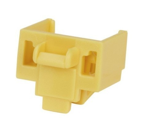 PANDUIT Блокирующее устройство для разъемов RJ-45, в комплект входят 10 блоков (цвет желтый) и 1 ключ