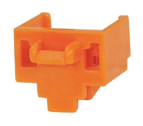 PANDUIT Блокирующее устройство для разъемов RJ-45, в комплект входят 10 блоков (цвет оранжевый) и 1 ключ