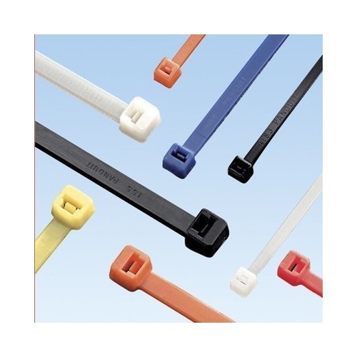 PANDUIT Неоткрывающаяся кабельная стяжка Pan-Ty® 3.6х142 мм (ШхД), средняя, нейлон 6.6, диаметр кабельного жгута 1.5-35 мм, цвет красный (1000 шт.)