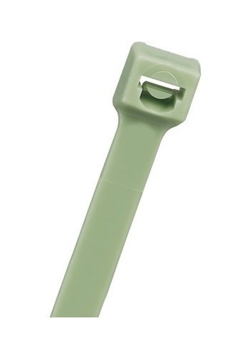 PANDUIT Неоткрывающаяся кабельная стяжка Pan-Ty® 3.6х142 мм (ШхД), средняя, натуральный полипропилен, диаметр кабельного жгута 1.5-35 мм, цвет зеленый (1000 шт.)