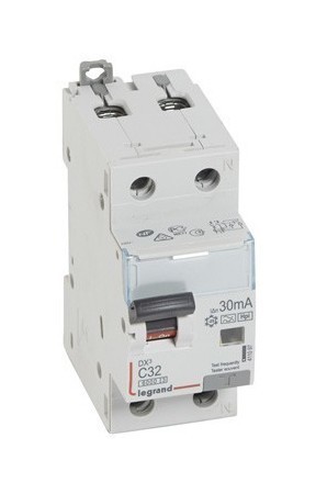 LEGRAND Дифференциальный автоматический выключатель, серия DX3, 32A, 30mA, 1-полюсный+нейтраль, тип Hpi
