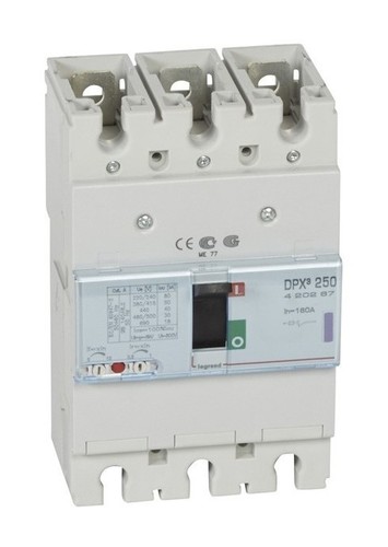 LEGRAND Автоматический выключатель с термомагнитным расцепителем, серия DPX3 250, 160A, 50kA, 3-полюсный