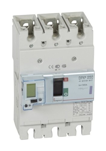 LEGRAND Автоматический выключатель с электронным расцепителем, серия DPX3 250, 160A, 50kA, 3-полюсный