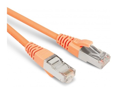 Hyperline Патч-корд F/UTP, экранированный, Cat.5e (100% Fluke Component Tested), LSZH, 2 м, оранжевый