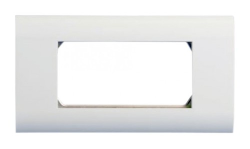 Hyperline Лицевая панель 80х148 мм для 4-х модулей 45х22.5 мм (аналогов Mosaic), металлический каркас