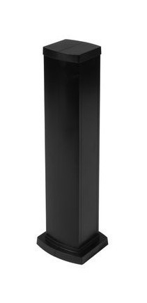 LEGRAND Универсальная мини-колонна алюминиевая с крышкой из алюминия 2 секции, высота 0.68 м, цвет черный