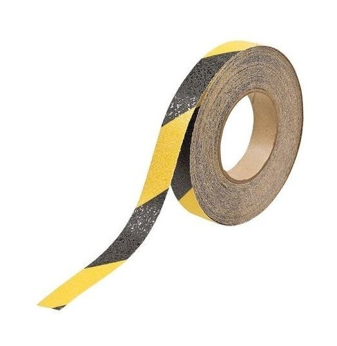 BRADY Лента антискольжения Anti-Skid, черно-желтая, 25 мм*18 м, 1 рулон