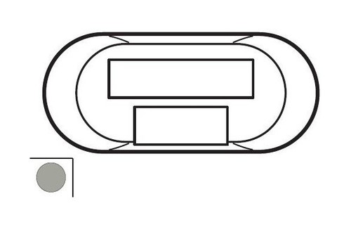 LEGRAND Лицевая панель для коммутатора на 6 портов RJ 45 Ethernet 10/100 base T, титан, Celiane