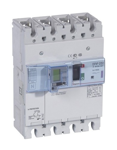 LEGRAND Автоматический выключатель с электронным расцепителем и дифференциальной защитой, серия DPX3 250, 160A, 50kA, 4-полюсный