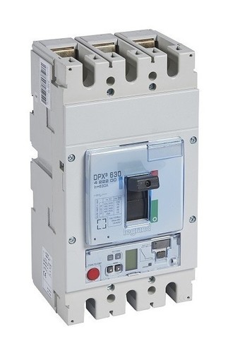 LEGRAND Автоматический выключатель с электронным расцепителем Sg и измерительным блоком, серия DPX3 630, 630A, 70kA, 3-полюсный