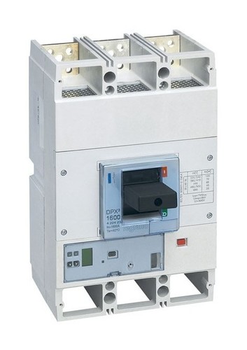 LEGRAND Автоматический выключатель с электронным расцепителем Sg, серия DPX3 1600, 1600A, 70kA, 3-полюсный