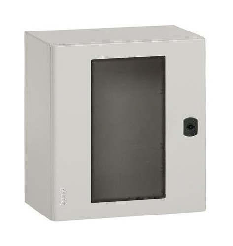 LEGRAND Atlantic Щит металлический без монтажной платы в комплекте, стеклянная дверь, 600x400x250, IP66, цвет серый