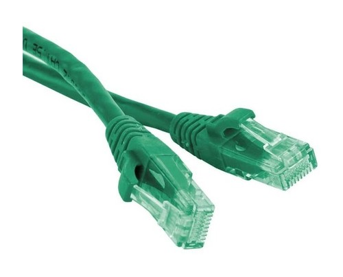 Hyperline (PC-LPM-UTP-RJ45-C6-1M-GN) Патч-корд U/UTP, Cat.6 (100% Fluke Component Tested), PVC, 1 м, зеленый