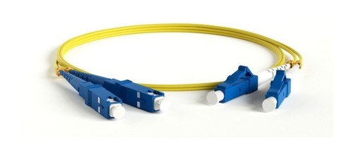 Hyperline Патч-корд волоконно-оптический (шнур) SM 9/125 (OS2), LC/UPC-SC/UPC, 2.0 мм, duplex, LSZH, 2 м