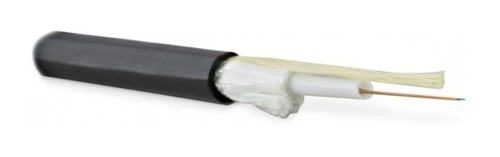 Hyperline Кабель волоконно-оптический 50/125 (OM2) многомодовый, 24 волокна, армированный стекловолокном, волокна в оптическом модуле с гидрофобным гелем (loose tube), внутренний/внешний, LSZH, -40°С - +70°С, черный