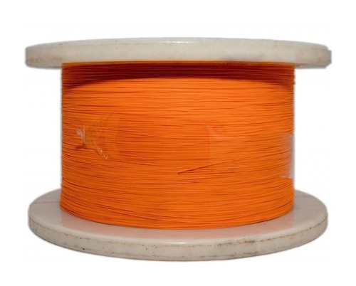 Hyperline Кабель волоконно-оптический 50/125 (OM2) многомодовый, 1 волокно, simplex, плотное буферное покрытие (tight buffer) 0.9 мм, LSZH, нг(А)-HF, оранжевый