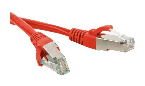 Hyperline Патч-корд SF/UTP, экранированный, Cat.5e (100% Fluke Component Tested), LSZH, 2 м, красный