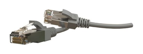 Hyperline Патч-корд S/FTP, категория 6a (100% Fluke Component Tested), 30AWG, LSZH, 2 м, серый