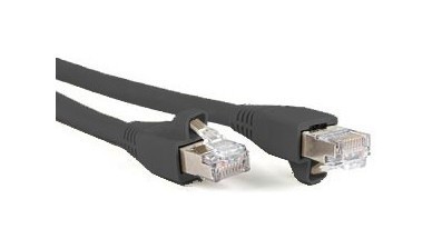 Hyperline (PC-LPM-STP-RJ45-C6A-15F-BK) Патч-корд F/UTP, экранированный, Cat.6a (100% Fluke Component Tested) 10G, PVC, 4.5 м, черный