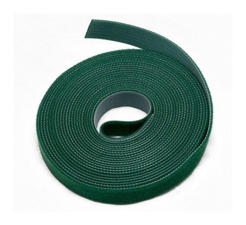 Hyperline Лента (липучка) в рулоне, ширина 9 мм, длина 5 м, зеленая