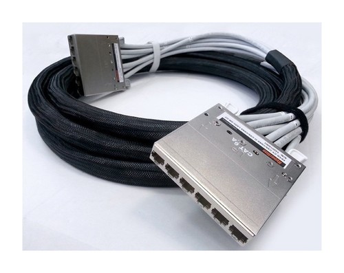 Hyperline Претерминированная медная кабельная сборка с кассетами на обоих концах, категория 6A, экранированная, LSZH, 20 м, цвет серый
