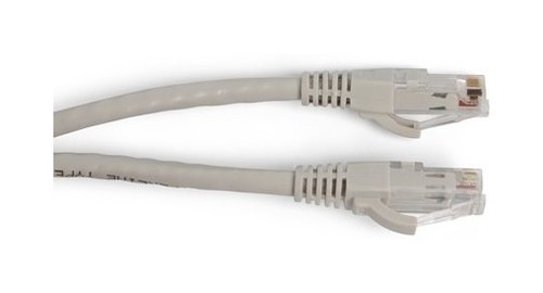 Hyperline (PC-LPM-UTP-RJ45-C6A-1F-GY) Патч-корд U/UTP, Cat.6a (100% Fluke Component Tested), PVC, 0.3 м, серый