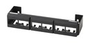 PANDUIT Настенная модульная патч-панель Mini-Com® со встроенным кронштейном, 12 портов, 228,6 х 44,4 х 63,5 мм